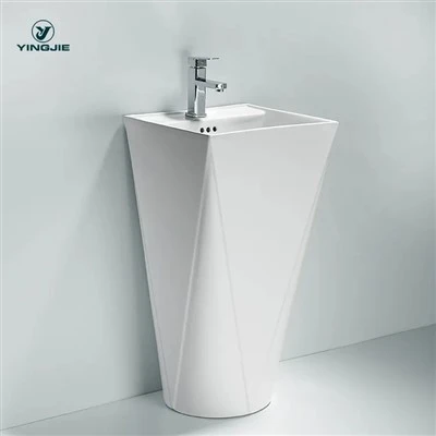 Basn golchi pedestal llaw golchi llestri am ddim